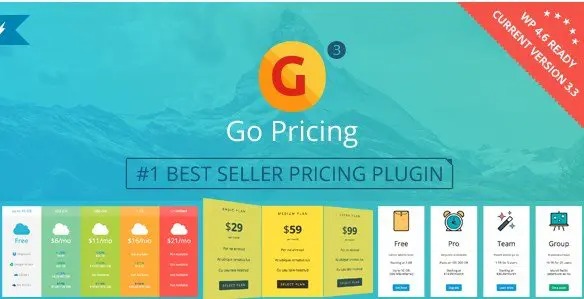 GO PRICING – WORDPRESS RESPONSIVE PRICING TABLES